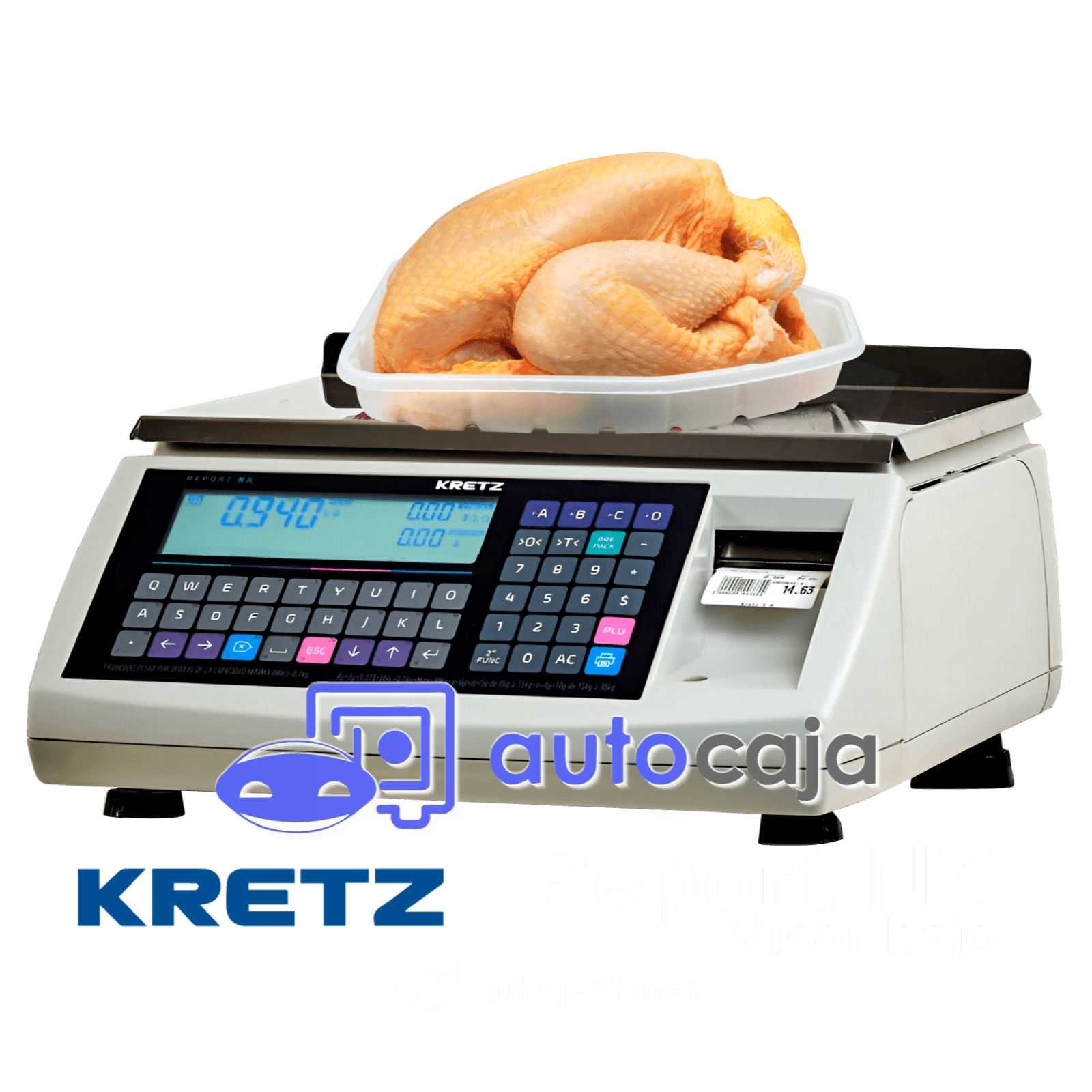 Balanza kretz Report NX visor bajo- AutoCaja Autogestiones